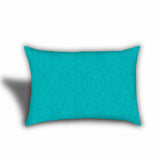 Set Of Three 19" X 19" Turquoise And Green Zippered Floral Throw Indoor Outdoor Pillow Cover