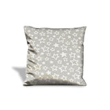 14" X 20" Silver Zippered 100% Cotton Lumbar Pillow Cover