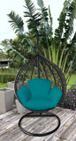 Primo Teal Indoor Outdoor Replacement Cushion for Egg Chair