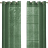 Set of Two 84" Sage Solid Modern Window Panels