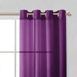 Set of Two 84" Purple Solid Modern Window Panels