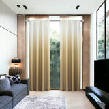 Set of Two 84" Gold Ombre Shades Window Panels