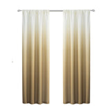 Set of Two 84" Gold Ombre Shades Window Panels