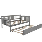 Espresso Twin Bed with Trundle