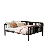 Gray Solid and Manufactured Wood Full Bed