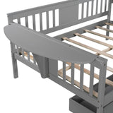 White Solid and Manufactured Wood Full Bed