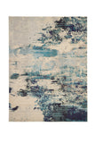 10' x 14' Ivory Abstract Power Loom Area Rug