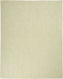 9' X 12' Cream Geometric Power Loom Area Rug