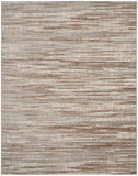 10' x 14' Brown Abstract Power Loom Area Rug