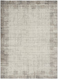 6' x 9' Gray Abstract Power Loom Area Rug