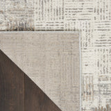 6' x 9' Gray Abstract Power Loom Area Rug