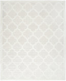 9' x 12' Cream Geometric Flatweave Area Rug