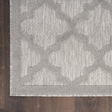 9' x 12' Gray Geometric Flatweave Area Rug