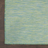 7' X 10' Blue Power Loom Area Rug