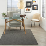 6' X 9' Blue Power Loom Area Rug