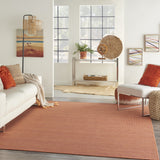 8' X 10' Red Floral Power Loom Distressed Area Rug