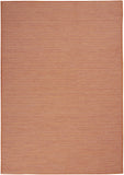 4' X 6' Rust Power Loom Area Rug