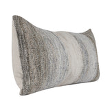 16" X 36" Taupe Polyester Zippered Pillow