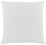 22" X 22" Ivory Linen Geometric Zippered Pillow