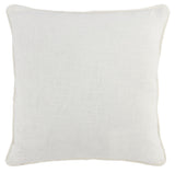 20" X 20" Gray Linen Geometric Zippered Pillow