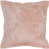 22" X 22" Pink Velvet Zippered Pillow