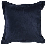 22" X 22" Blue Velvet Zippered Pillow