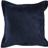 22" X 22" Blue Velvet Zippered Pillow