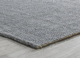 2' X 3' Gray Hand Woven Area Rug