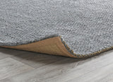 2' X 3' Gray Hand Woven Area Rug