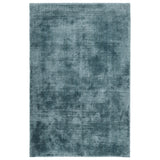 2' X 3' Blue Hand Woven Distressed Area Rug