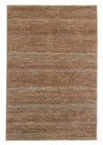 9' X 12' Gray Striped Hand Loomed Area Rug