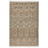 5' X 8' Gray Moroccan Hand Woven Area Rug