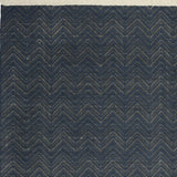 5' X 8' Beige Chevron Hand Woven Area Rug