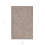 2' X 3' Tan Hand Woven Area Rug