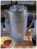 2.5 Quart Clear Diamond Acrylic Serving Pitcher