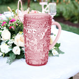 2.5 Quart Pink Paisley Acrylic Pitcher