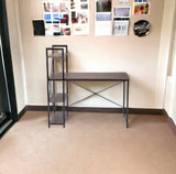 48" Brown and Black Writing Desk