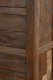 35" Brown Solid Wood Four Drawer Chest