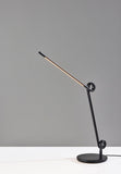 35" Black Metal Novelty Desk LED USB Table Lamp