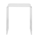 18" Clear Acrylic End Table