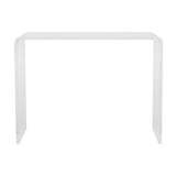 40" Clear Acrylic Sled Console Table