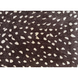 2' X 3' Chocolate Animal Print Washable Area Rug With UV Protection