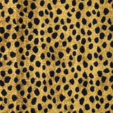 2' X 6' Bronze Leopard Print Washable Runner Rug With UV Protection