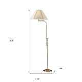 71" White Torchiere Floor Lamp With White Frosted Glass Dome Shade