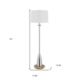 66" Bronze Adjustable Arc Floor Lamp With Bronze Dome Shade