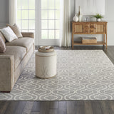 8' x 10' Gray Moroccan Power Loom Area Rug