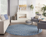 7' Gray Moroccan Power Loom Runner Rug