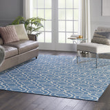 4' x 6' Gray Moroccan Power Loom Area Rug