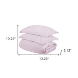 Lilac King Cotton Blend 400 Thread Count Washable Duvet Cover Set