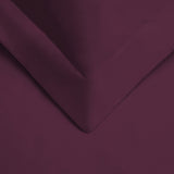 Plum King Cotton Blend 400 Thread Count Washable Duvet Cover Set